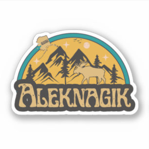 Autocollant Aleknagik, Alaska