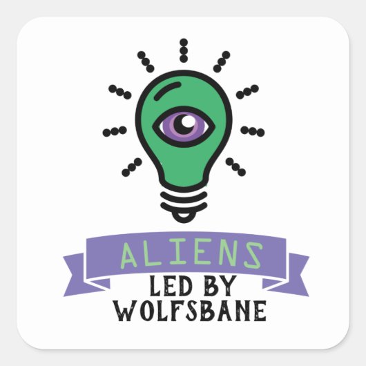 Autocollant Alien de l'équipe Scrimo (Devant)