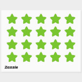 Autocollant Alien Green Star (Feuille)