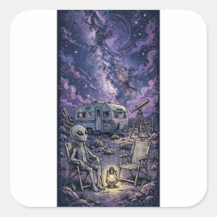 Autocollant Alien Stargazer