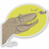 Autocollant Allosaurus Boop (Devant)