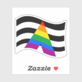 AUTOCOLLANT ALLY LGBTQ (Feuille)