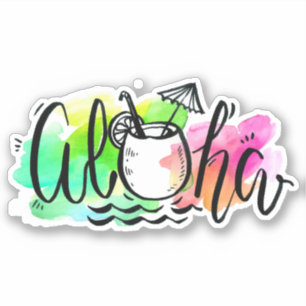 Autocollant Aloha