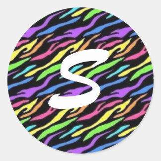 autocollant alphabet poster de animal