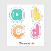 Autocollant Alphabets (Feuille)