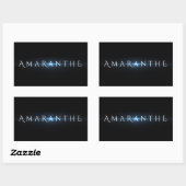 Autocollant Amaranthe (noir) (Feuille)