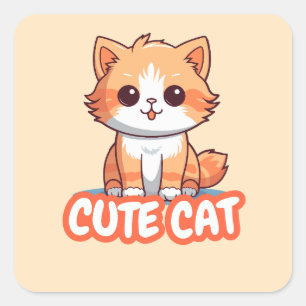 Autocollant Amateur de Chat Esthétique   papa de c