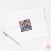 Autocollant ambiance 80's (Enveloppe)