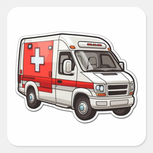 Autocollant ambulancier - Cadeau pour les EMT et l (Devant)
