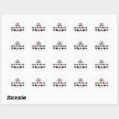 Autocollant américain pour ordures (Feuille)