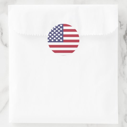 Autocollant American Flag (Sac)