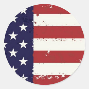 Autocollant americana de drapeau américain