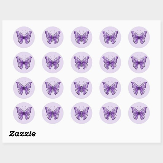 Autocollant Amethyst Wings (Feuille)