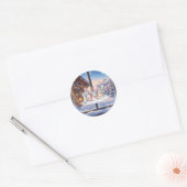 Autocollant Amis de l'Hiver Cosy (Enveloppe)