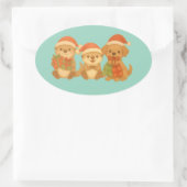 Autocollant Amis de Noël (Sac)