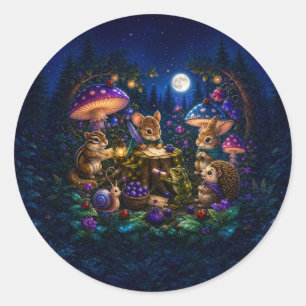Autocollant Amis Magiques de Moonberry Hollow Wood