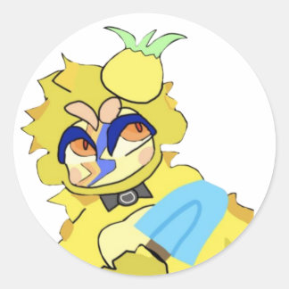 Autocollant ananas