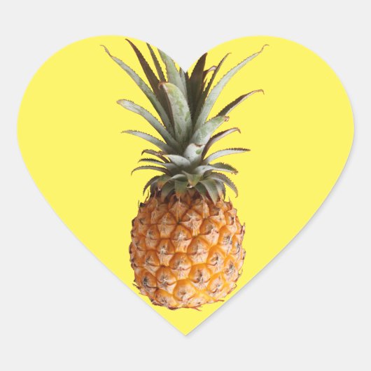 Autocollant Ananas Funky Délicieux (Devant)