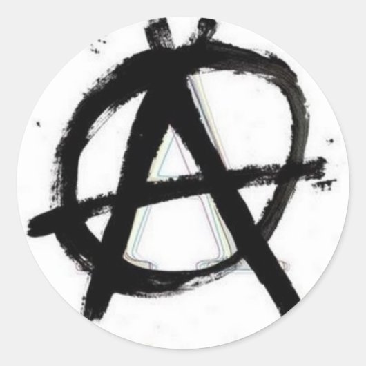 Autocollant anarchique (Devant)