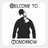 Autocollant anarchiste toxique (Devant)