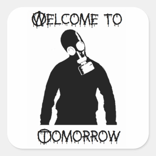 Autocollant anarchiste toxique (Devant)