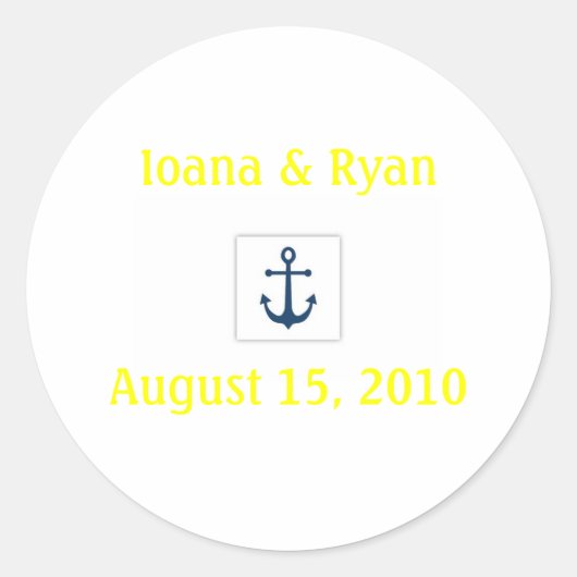 autocollant Ancre (Devant)