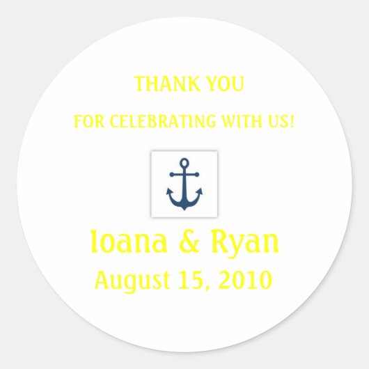 autocollant Ancre (Devant)