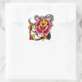 Autocollant Ancre-n-Rose (Sac)