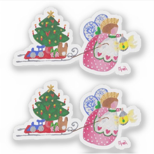 Autocollant Angel Pulling (Devant)