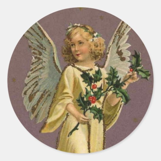 Autocollant Angel vintage (Devant)