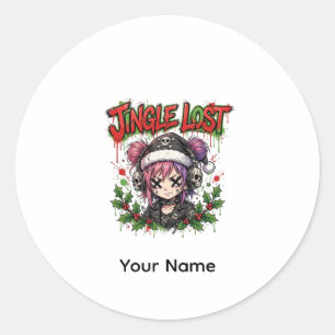 Autocollant Anime Punk Cadeau de Noël pour Filles