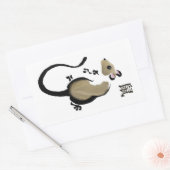Autocollant année du rat (Enveloppe)