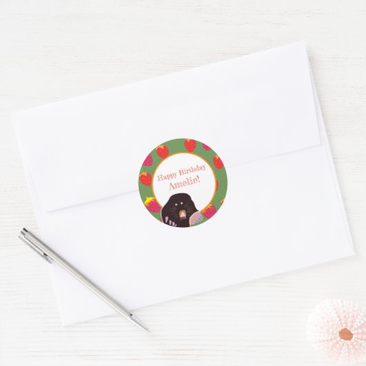 Autocollant Anniversaire de enfant (Enveloppe)