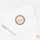 Autocollant Anniversaire Halloween Effrayant (Enveloppe)