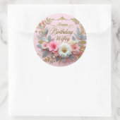 Autocollant anniversaire pour femme (Sac)