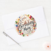 Autocollant anniversaire pour le nom marie (Enveloppe)