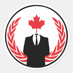 Autocollant Anonymous Canada