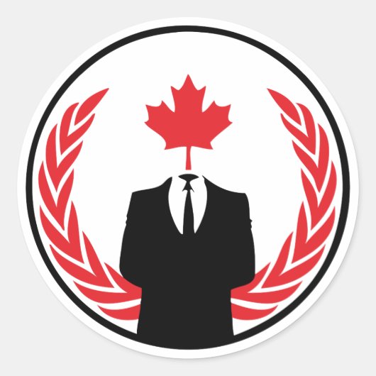 Autocollant Anonymous Canada (Devant)