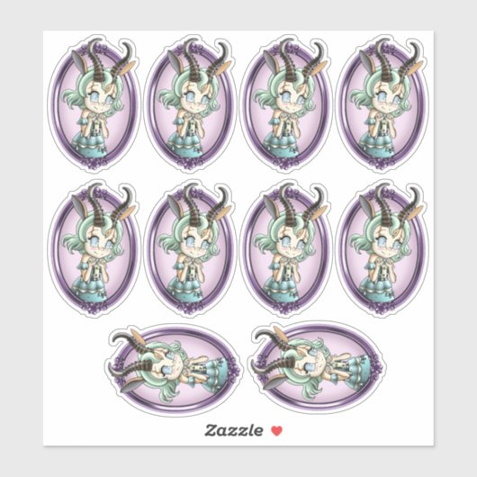 Autocollant Antelopes (Feuille)