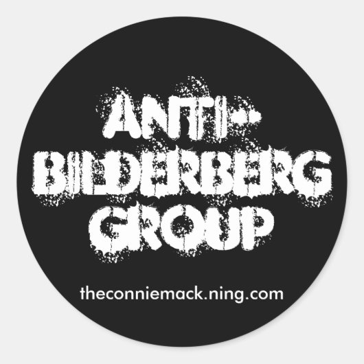Autocollant anti-Bilderberg II (Devant)