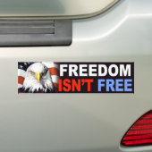 autocollant anti-Obama "La liberté n'est pas libre (En voiture)