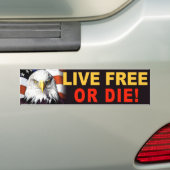 autocollant anti-Obama "Live Free or Die" (En voiture)