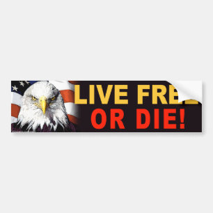 autocollant anti-Obama "Live Free or Die"