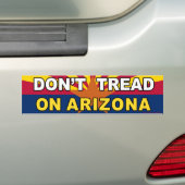 autocollant anti Obama "Ne pas rouler sur Arizona" (En voiture)