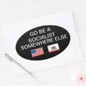 Autocollant anti-socialiste (Enveloppe)