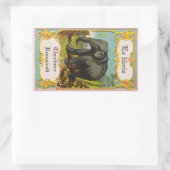 Autocollant Antique Elephant des années 1880 (Sac)