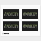 Autocollant Anxiété Ver 1 (Feuille)