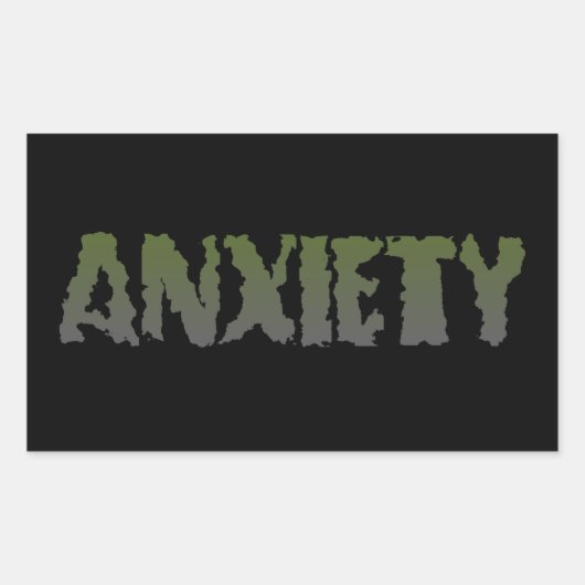 Autocollant Anxiété Ver 1 (Devant)