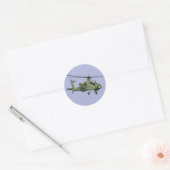 Autocollant Apache Helicopter (Enveloppe)
