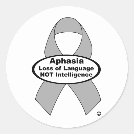 Autocollant Aphasia Awareness (Devant)